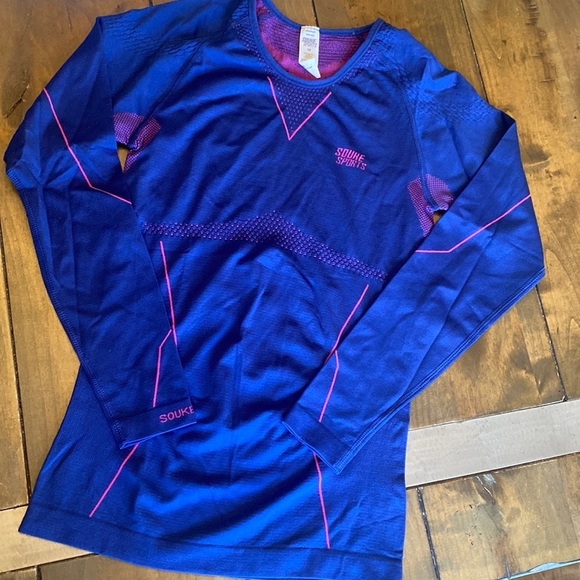 Souke‎ Sports Women's Compression Quick Dry Long Sleeve Base-layer Jersey size M - Picture 2 of 5